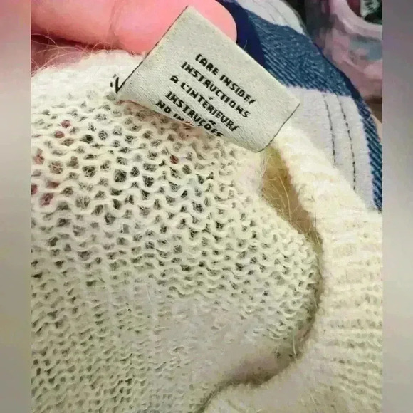 Maison Scotch Scotch & Soda Ivory Geometric Sweater Small - Picture 8 of 9